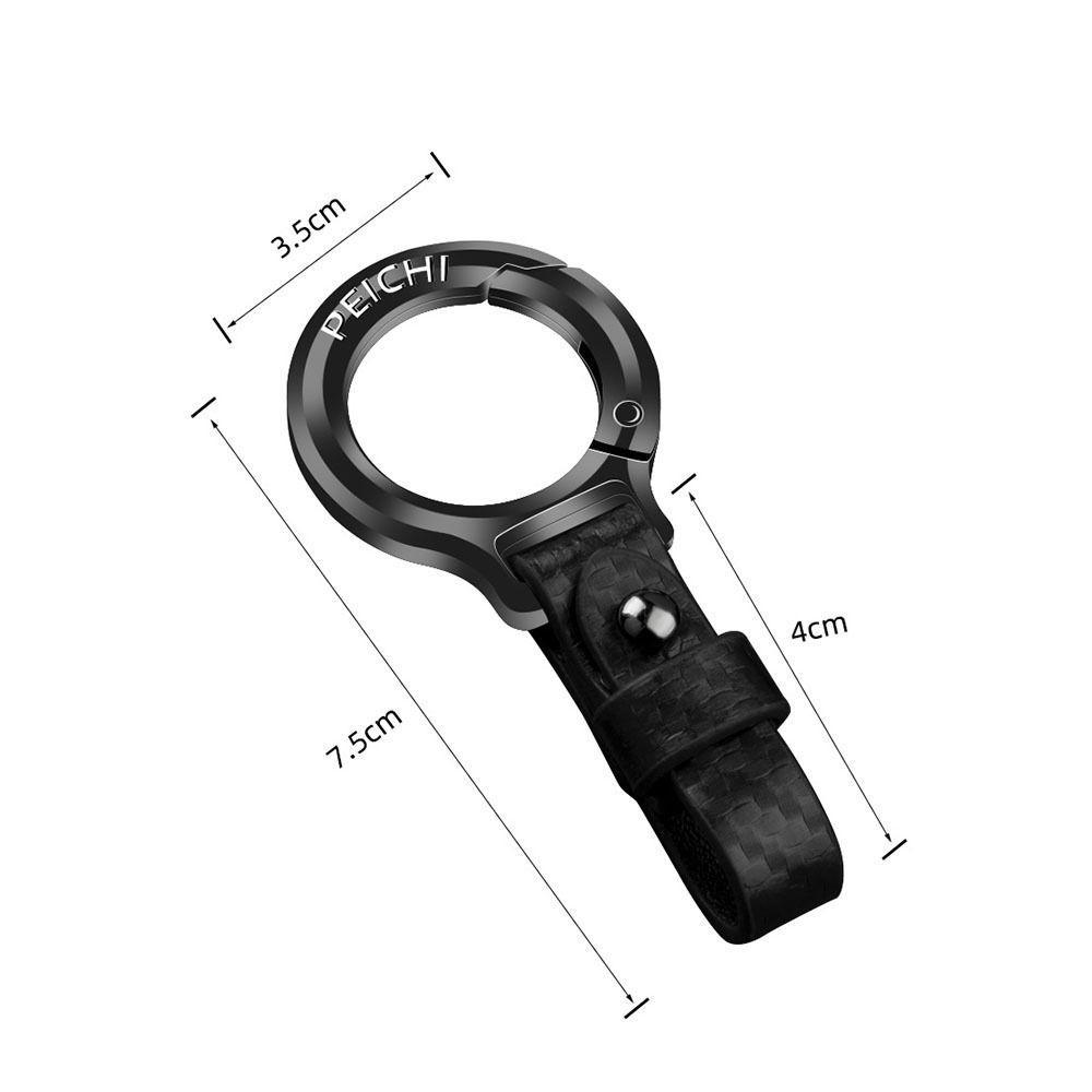 Móc khóa ô tô đa năng FANIELLAPOWELL, Móc khóa da dụng cụ ngoài trời Carabiner, Giá đỡ chìa khóa ô tô bằng hợp kim kẽm di động
