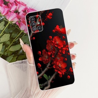 Dành Cho Samsung Galaxy A51 5G Ốp Lưng SM-A516B SM-A516F Vỏ Silicon Trong Suốt Hoa Bướm Thời Trang Vỏ Mềm Cho Samsung A51 5G