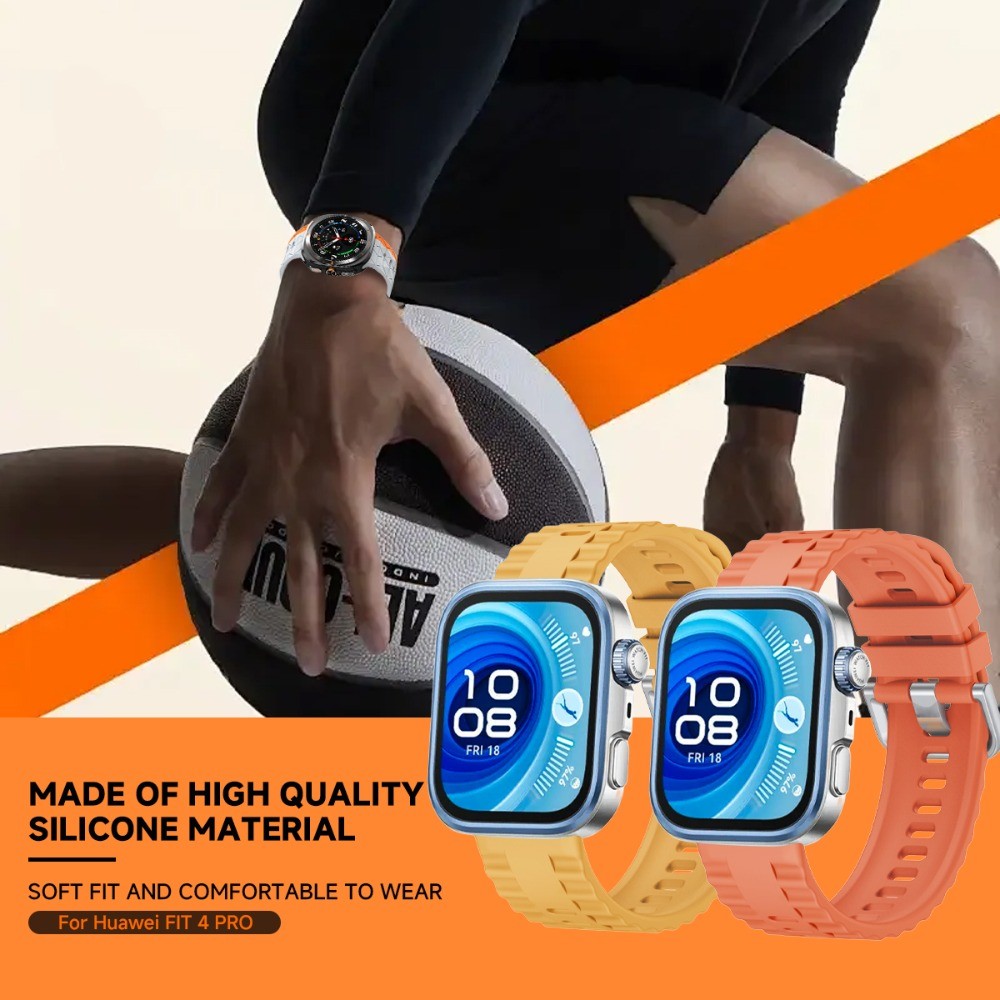 Dây đeo silicon + vỏ kim cương cho vòng đeo tay vỏ bảo vệ Huawei Fit 5Pro / 4Pro / 5 / 4