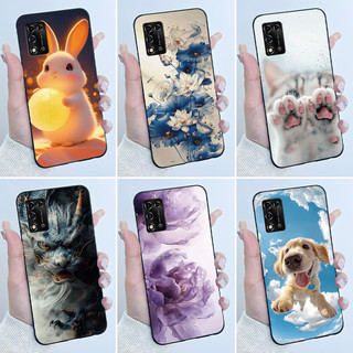 Ốp điện thoại Cho ZTE Libero 5G ii A103ZT / Libero 5G iii A202ZT Ốp điện thoại Màu Đen Mờ Thẩm Mỹ Sang Trọng Dễ Thương Thoáng Mát Bé Trai Bé Gái Ốp điện thoại Silicon Mềm