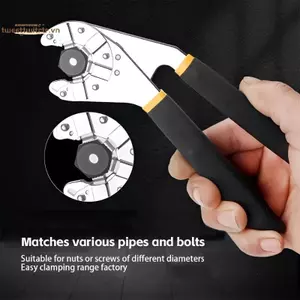Cờ lê đa năng TRTR 14 trong 1 Cờ lê có thể điều chỉnh Cờ lê thép Carbon cao Thiết kế răng cưa cắn chặt Không cần lắp ráp để sửa chữa DIY VN