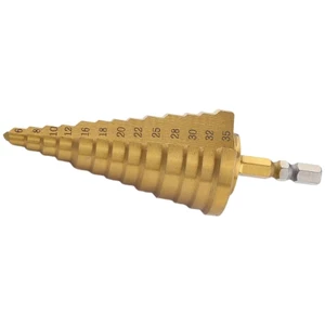 Cc 6-35mm Mũi khoan bước thép tốc độ Mũi khoan kim loại Lỗ công cụ điện