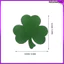 40 Chiếc Xanh Leprechaun Cutouts Shamrock Trung Tâm Bản Tin Ban Viết Tay Thẻ Trang Trí May Mắn fshshuo