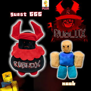 PLUS [Forsaken Guest 666 Doll] Forsaken Guest Noob Đồ chơi sang trọng Vui nhộn Roblox Guest 666 Trò chơi sáng tạo sang trọng có nguồn gốc Gối mềm Búp bê Đồ chơi bé trai Quà tặng ngày trẻ em