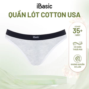 Quần lót nữ bikini cotton USA iBasic kháng khuẩn thể thao năng động PANY108-1