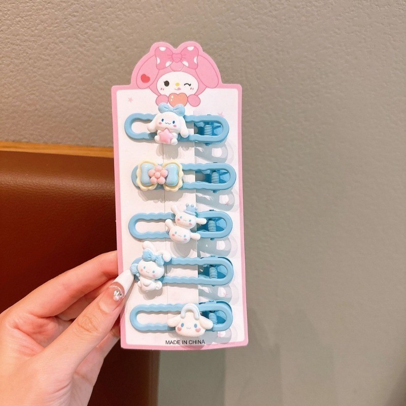 Kẹp tóc hoạt hình, phụ kiện tóc bé gái, kẹp tóc trẻ em dễ thương không làm tổn thương tóc