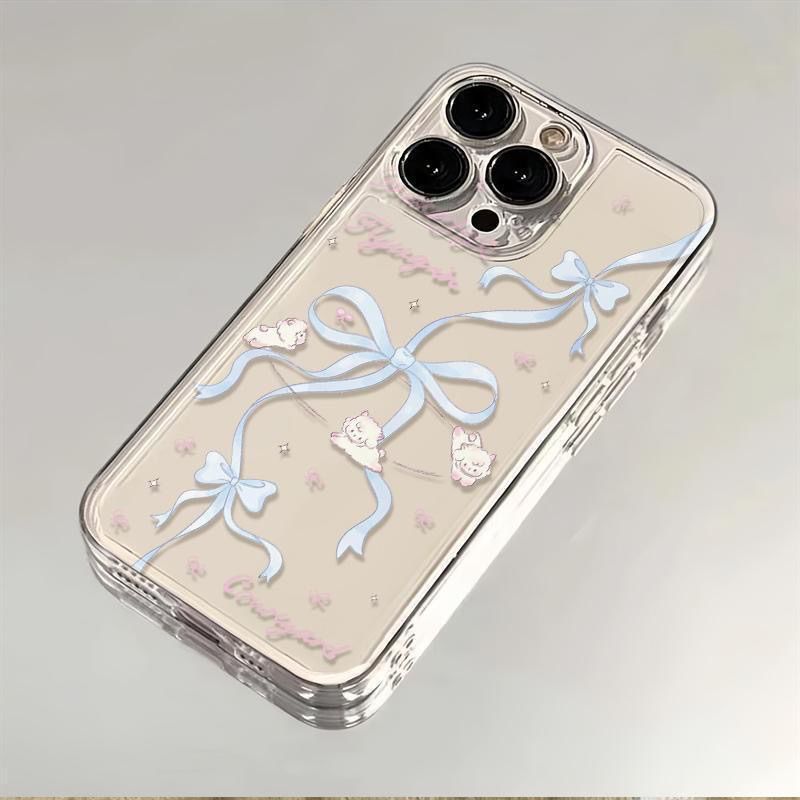 Blue Ribbon Sheep cho 16 trường hợp iPhone 17Air Space Case 14 13 14Pro