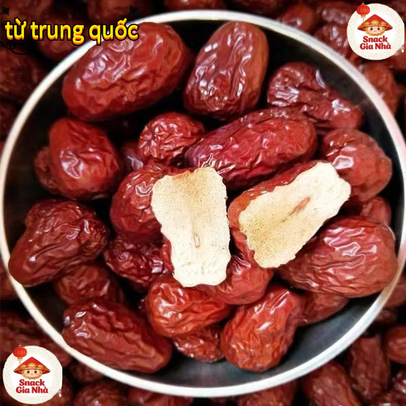 Táo Đỏ Sấy Khô 1Kg - Quả To Táo Đỏ Tân Cương Loại Thượng Hạng Đều Ngon Và Đẹp