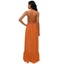 PCF * Đầm dài nối thoải mái Viscose LinenBackless Halter Váy cho những ngày nóng bỏng