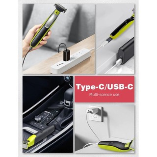 Adapter sạc Type C tương thích One Blade QL2824 QP2724 Jack / Giắc đầu chuyển nguồn，Bộ chuyển đổi sạc máy cạo râu