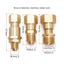Đầu nối ống JUIC, Đầu nối máy rửa áp suất cao chống va đập nhanh, Đầu nối khớp xoay bằng đồng thau bền bỉ Phụ kiện ống máy giặt áp lực