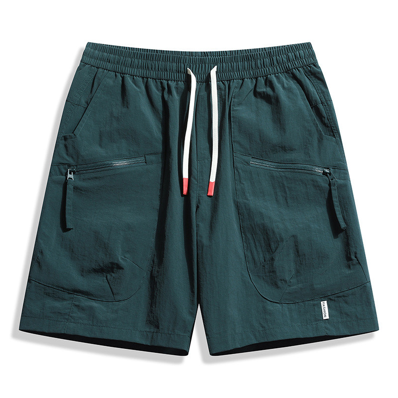 Quần Short Nam Phong Cách Hàn Quốc từ Nylon, phù hợp cho thể thao mùa hè