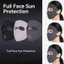 Mặt nạ chống nắng toàn mặt Ice Silk UV Proof Thoáng khí 3D Face Cover