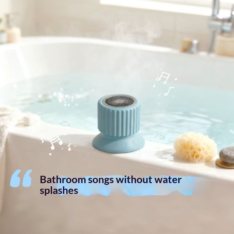 QMP Phòng Tắm Ô Tô Loa Bluetooth Chống Nước Mini Loa Nhỏ Dễ Thương Từ Di Động Không Dây Kết Nối Điện Thoại Di Động