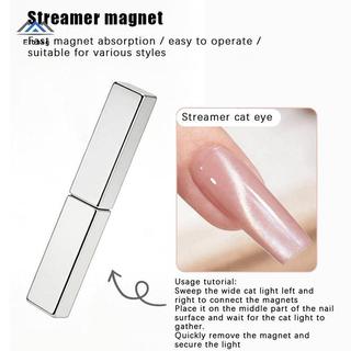 ELBBKG Siêu Mạnh Thi Dải Nam Châm Mắt Mèo Nam Châm Cho Móng Tay Gel Ba Lan 3D Dòng Dải Hiệu Ứng Pháp Đa Chức Năng Bút Nam Châm Dụng Cụ Mới