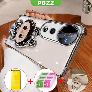 Ốp Lưng Cho VIVO V50 LITE V40 PRO 5G 2024 VIVO V40 V50 5G Vỏ Điện Thoại Vỏ Mềm Silicon Chống Sốc Thiết Kế Mới Thẩm Mỹ Trong Suốt Hoạt Hình Có Giá Đỡ Và Màng Mềm SJMlbbzj01