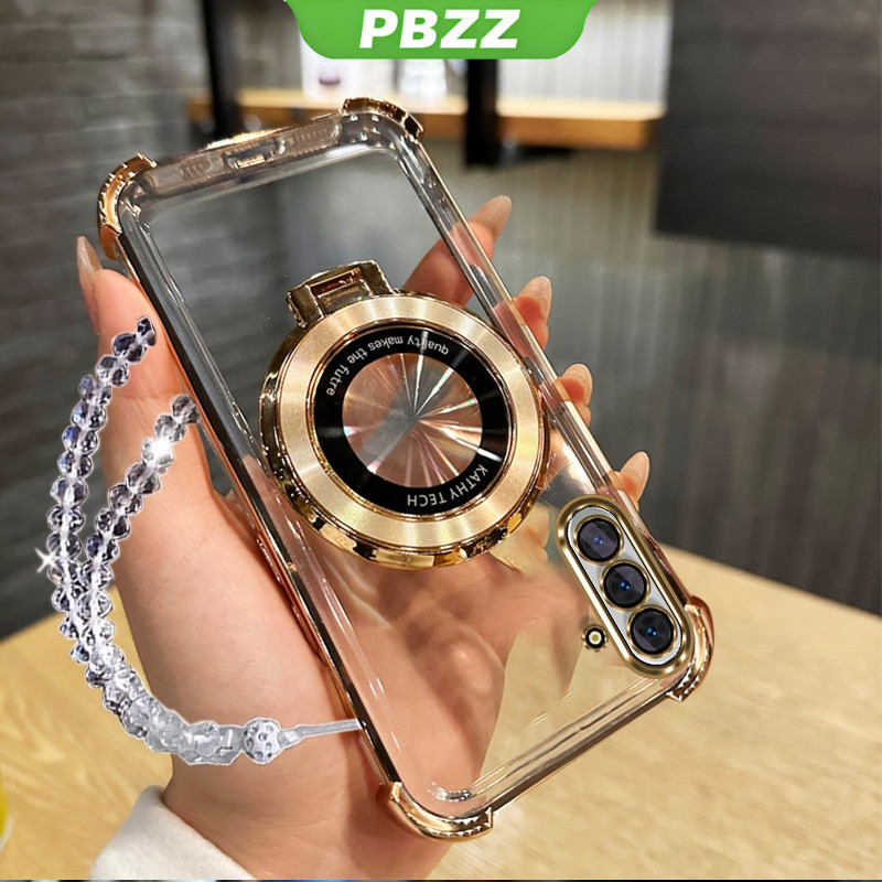 Ốp lưng cho samsung s24 ultra s25 S24 plus s24 FE 5g s25 ultra, ốp điện thoại silicone mềm chống sốc, thiết kế mới, thẩm mỹ trong suốt với giá đỡ dây đeo dễ thương SJSLWXZJ01