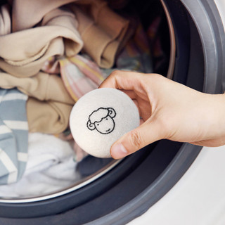 Bóng len sấy quần áo chống rối làm mềm vải Bóng len sấy khô quần áo，Bóng giặt mềm，Bộ 6 quả，Chống tĩnh điện