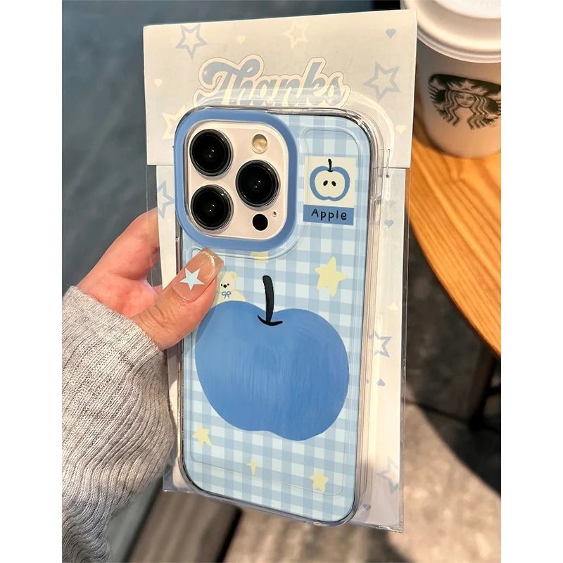 Đầu dò Apple Bear phù hợp với vỏ điện thoại 15 PROMAX, iPhone 16 chống gãy, vỏ mềm