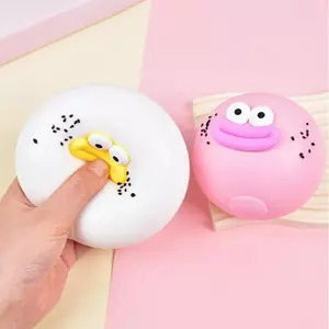 Chú Hề Vui Nhộn Bóp Đồ Chơi Xúc Xích Miệng Lo Âu Giảm Căng Thẳng Bóng Hoạt Hình Mini Miệng Lớn Fidget Cảm Giác Pinch Đồ Chơi
