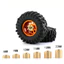 1.9 / 2.2Inch Bánh Xe Vành Đồng Trọng Lượng 12 Mm Bánh Xe Lục Giác Trung Tâm Mở Rộng Adapter Cho 1 / 10 RC Bánh Xích Trục SCX10 Capra TRX4 Đối Trọng