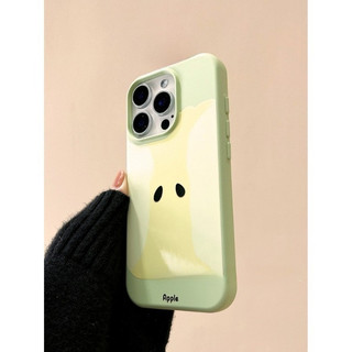 DànhCho IPhone 17 16 15 14 13 12 11 ProMax XR XS Max 7 8 Plus Phim hoạt hình táo xanh mẫu trường hợp điện thoại