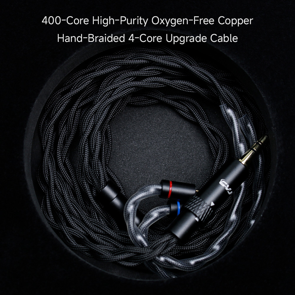 CVJ Jackdaw Cáp nâng cấp tai nghe bằng đồng không chứa oxy 3,5mm + 4,4mm Cắm cáp nâng cấp âm thanh Chiều dài 1,25m