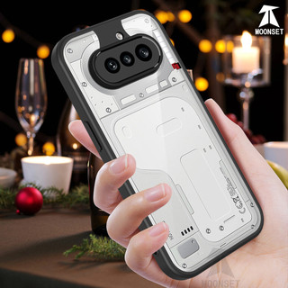 Không có gì Điện thoại 4A Ốp lưng cứng trong suốt Khung silicon mềm chống rơi Vỏ mỏng mỏng