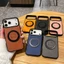Dành Cho iPhone 17 PRO MAX 17AIR 14 13 12 11 PRO MAX 14PLUS Vỏ Điện Thoại Họa Tiết Mèo KT Phong Cách Tối Giản. Độc Đáo Với Giá Đỡ Từ Tính Vỏ Điện Thoại Di Động