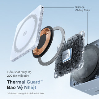 【Qi2 25w】Đế sạc không dây UGREEN 25W Magflow 2 trong 1, đế sạc từ tính cho iPhone 17/16/15/14/13Pro Max, chân đế gập