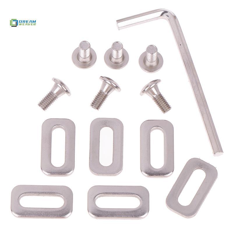 Bộ bàn đạp xe đạp đường bộ với cleat và phụ kiện sửa chữa M5 vít gioăng mới