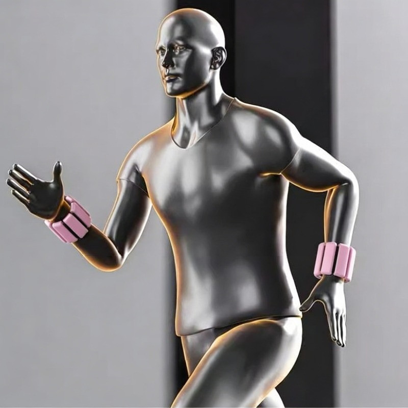 VÒNG TẠ TAY CHÂN THỂ THAO, Có Thể Điều Chỉnh, Chất Liệu Silicone + Hợp Kim, Đa Năng Tập Gym, Chạy Bộ, Yoga