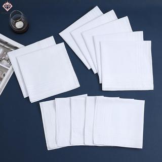 Khăn Tay Cotton Nguyên Chất - 6/12 Chiếc | Phù Hợp Cho Cả Nam Và Nữ