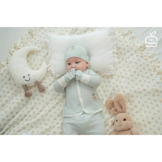 La pomme SS26.T3.2 BST sơ sinh La Pomme bé cún lông mềm - Xanh nhạt