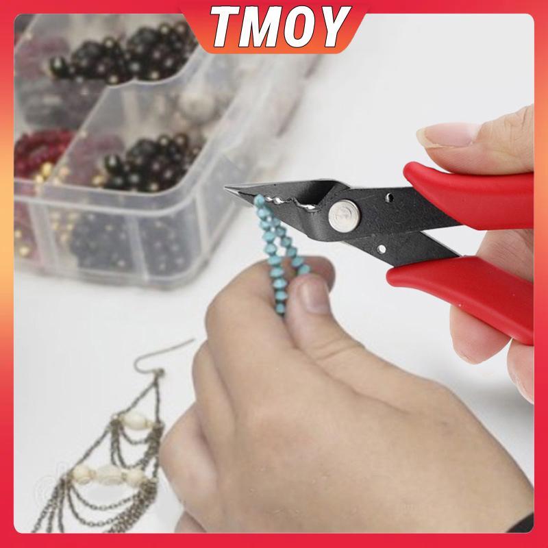 TMOY Trang Sức Uốn Kìm Để Làm Đầu Dụng Cụ Uốn Mũi Kìm Nhảy Nhẫn & Chia Nhẫn Đôi Nhẫn Tự Làm Phụ Kiện TMOY