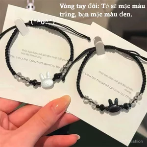 Vòng Tay Cặp Đôi Dệt Tay Thích Hợp Cho Cả Hai - Thiết Kế Simpel Và Phổ Biến