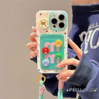 DànhCho IPhone 17 16 15 14 13 12 11 ProMax XR XS Max 7 8 Plus Phim hoạt hình dễ thương M Bean Puzzle Case