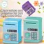 PUSKY Tự Động Mini An Toàn Đồng Tiền Tiết Kiệm Tiền Hộp Tiền Mật Khẩu Quầy Mã Chìa Khóa Lo Đồng Xu Ngân Hàng ATM Trẻ Em VN