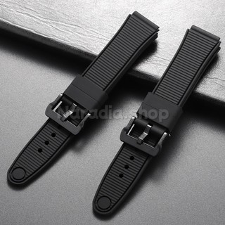 Dây đeo đồng hồ silicon 18mm cho Casio F-91W / A158 / A159 / A168 / A169 / AE1200 / 1300 để thay thế dây đeo đồng hồ Casio