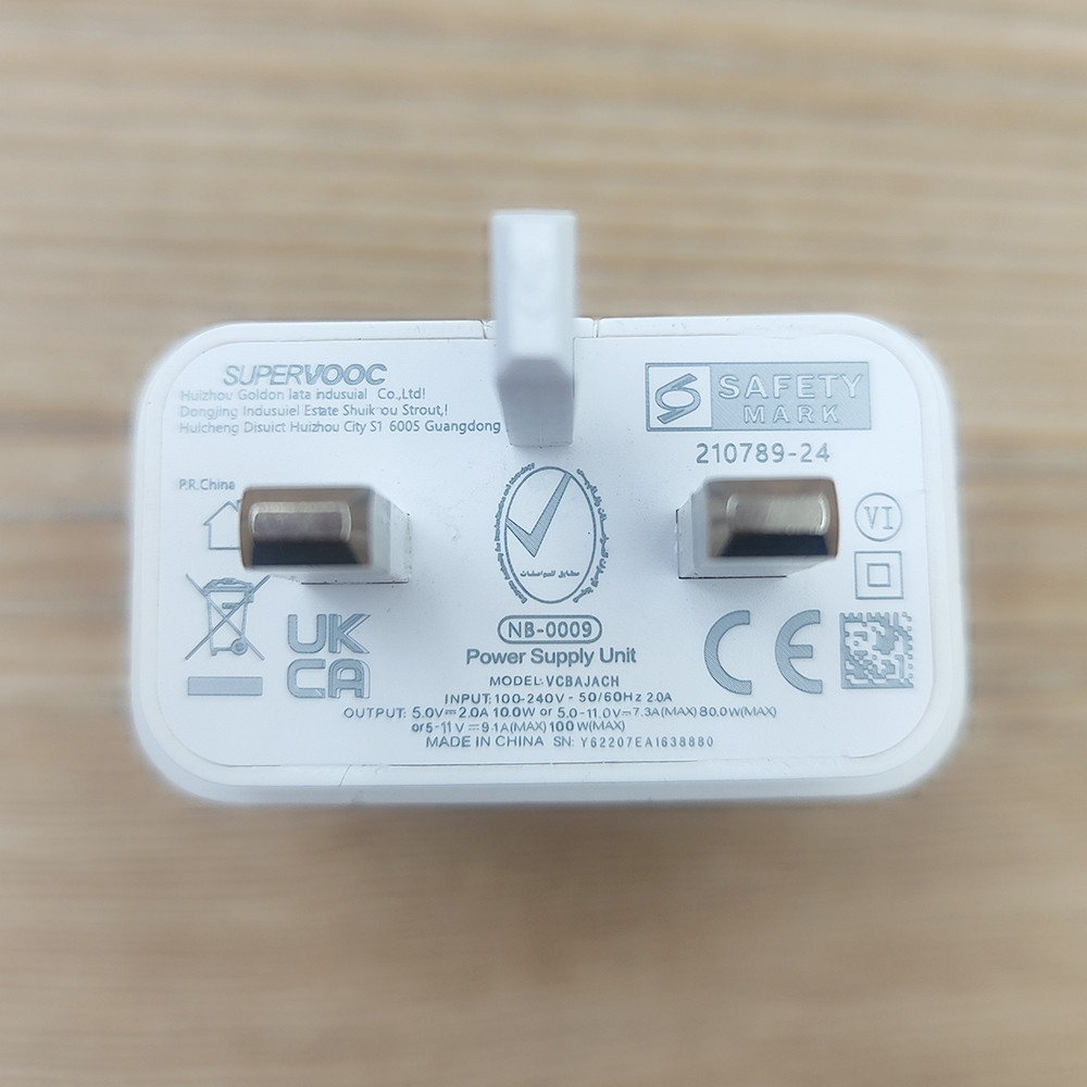 Bộ sạc nhanh OPPO 100W UK Supervooc Charge Power Adapter cho OPPO Reno 14 13 12 11 10 Pro + Find X8 Ultra X7 X6 Pro N5 K12X K13