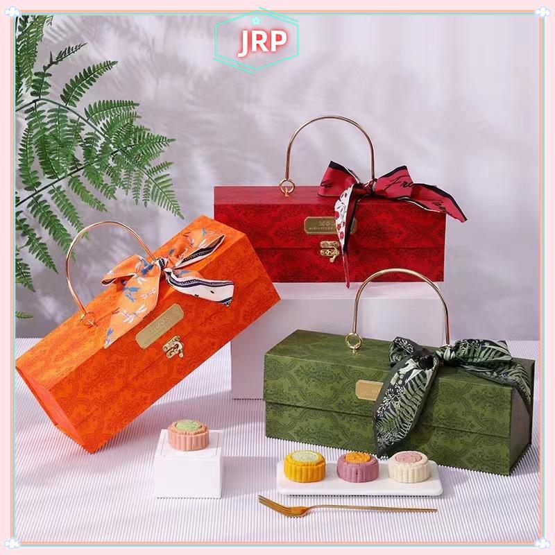JRP - Khăn Tóc Duôi Ngựa Satin Hai Lớp, Thời Trang Mới với Ruy Băng Nơ