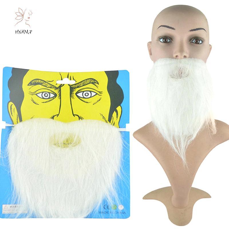 HNKMP - Đồ dùng lễ hội đa năng cho Giáng sinh và Halloween: Đạo cụ unisex, râu giả, tóc giả vui nhộn