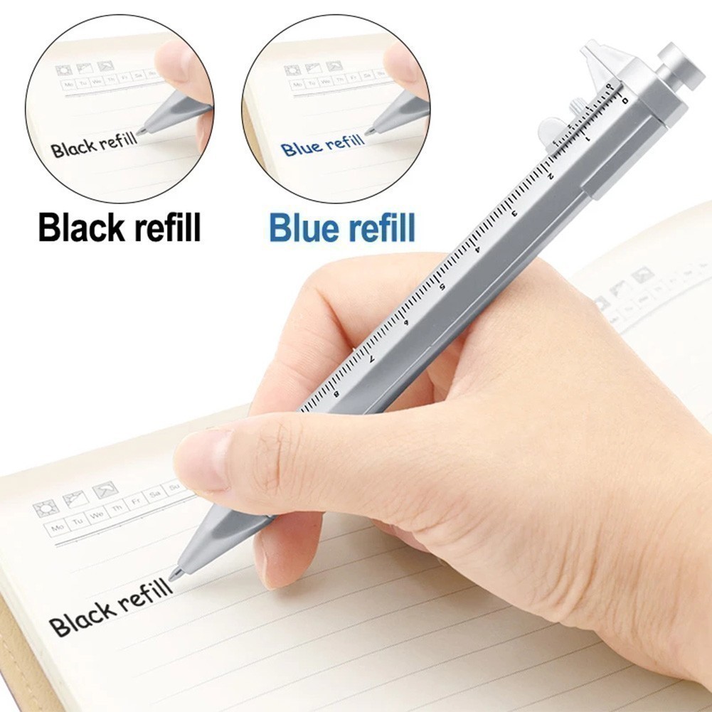 [GIGGLE] Bút mực Gel 0,5mm đa chức năng Vernier Caliper Bút bi lăn Văn phòng phẩm