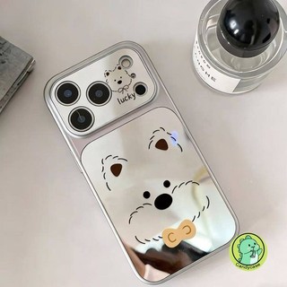 Ốp Điện Thoại Gương Bạc Cho Honor X9D X9C X8A X8 X7C X7B X6 X6S Win RT 500 300 200 90 Smart 70 Magic 8 Lite 7 6 Pro 5G 4G Vỏ Mềm Hoạt Hình Dễ Thương Westie Puppy