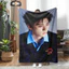 Chăn Flannel in hình Yiran Zhou Chăn ném một mặt mềm mại dành cho người hâm mộ