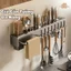 kệ treo đồ nhà bếp inox không gỉ không khoan đục cắm dao kéo tiện dụng sắp xếp bếp gọn nhẹ hiện đại