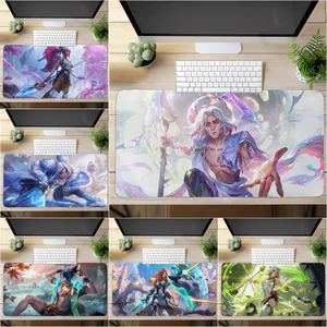 Tấm lót chuột Liên Minh Huyền Thoại In nghệ thuật Bàn phím máy tính Bàn phím (60x30cm / 80x40cm)