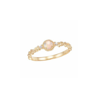 Thời Trang Nhật Bản Tinh Tế Đơn Giản Phù Hợp Với Nhỏ Tươi Niche Cổ Tích Moonstone Nhẫn Nữ Mở Nhẫn