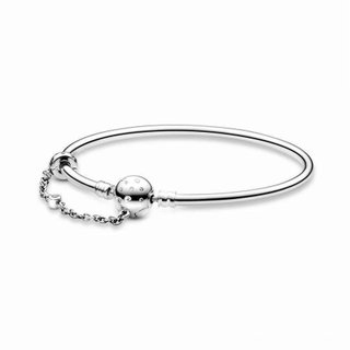 Vòng tay S925 trống tâm, phong cách cổ điển thời thượng