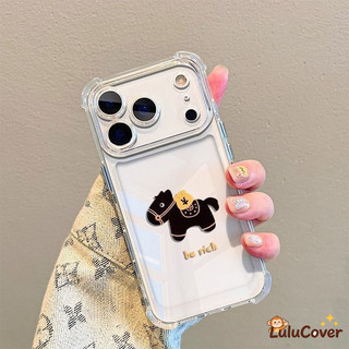 Ốp Lưng Pony Năm Mới Cho Google Pixel 10 9 Pro XL 8 Pro 8A 7 Pro 7A 6 Pro 6A 5G 4G Vỏ Điện Thoại Làm Giàu Phim Hoạt Hình Ngựa Trong Suốt Vỏ Mềm Ốp Lưng